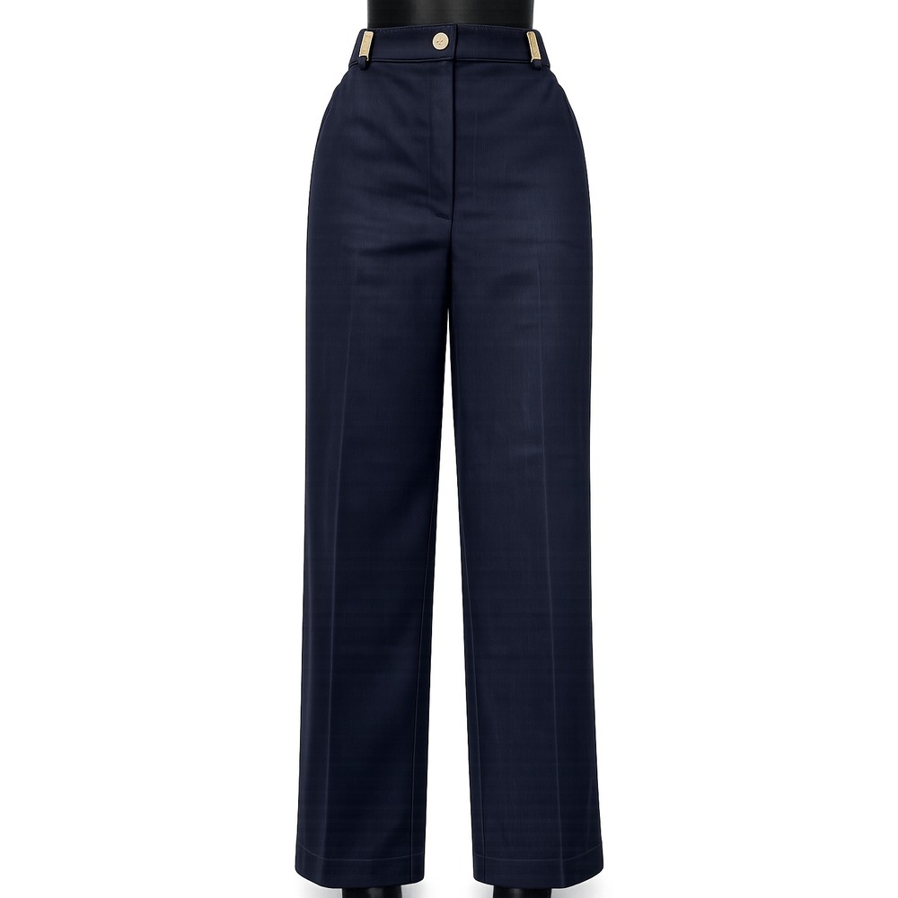 ST JOHN Sport Essentials Womens Pants Jeans Size 8 Blue Denim Cotton Stretch - Picture 12 of 12